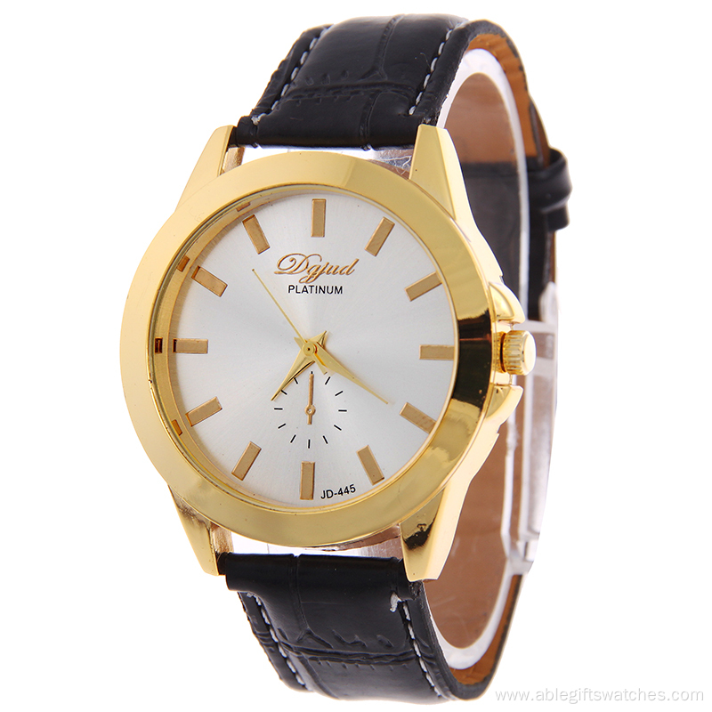 New Arrival Girls Leather Wristband Quartz Watch