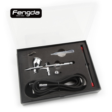 free shipping FENGDA BD-180K double action airbrush spray gun face body painting tattoo hand tools gravity feed type air hose