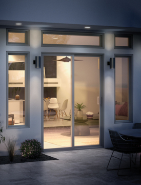 Frame Thermal Insulation Double Glass Sliding Doors