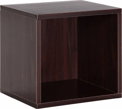 Brown Colored Wood Pattern Cardboard Furniture Bookcase