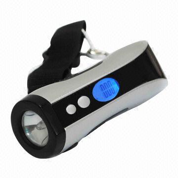 Luggage and Hanging Scale with Flashlight, Sized 30 x 18mm