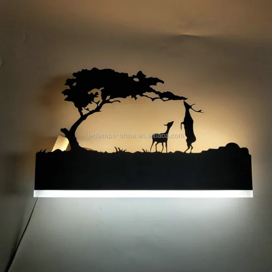 Modern Deer Tree Wall Sconce Light for Bedroom and Hotel Decor
