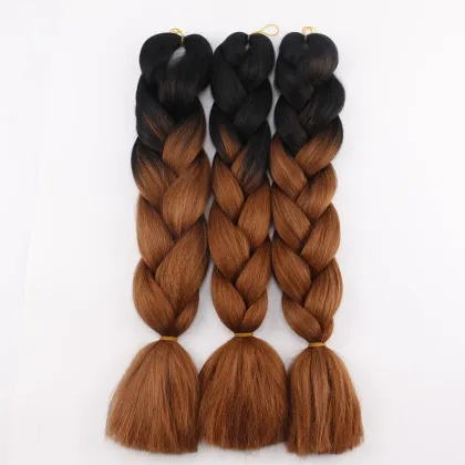 Wholeslae Synthetic Braiding Hair Ombre Braiding Hair Yaki Jumbo Braid Hair