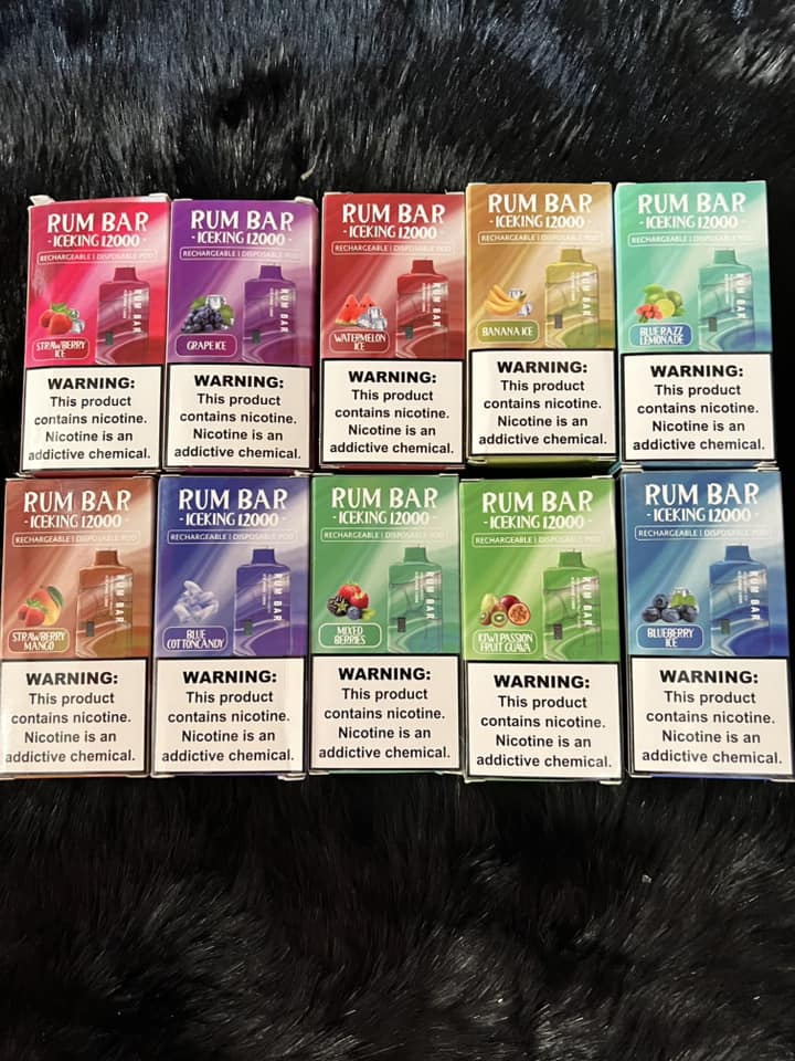 Bar rum asli 12000 puff perangkat sekali pakai grosir