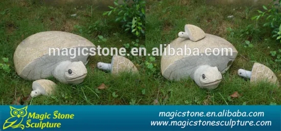 garden stone boulder turtles