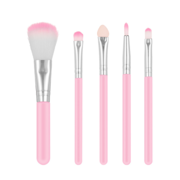 Affordable 5-Piece Luxury Makeup Brush Set: Perfect for Beginners and Professionals