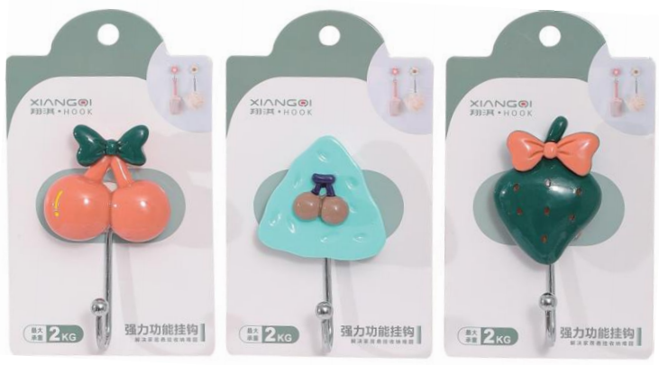 Cute Wall Hook Decorative Traceless Sticky Hooks