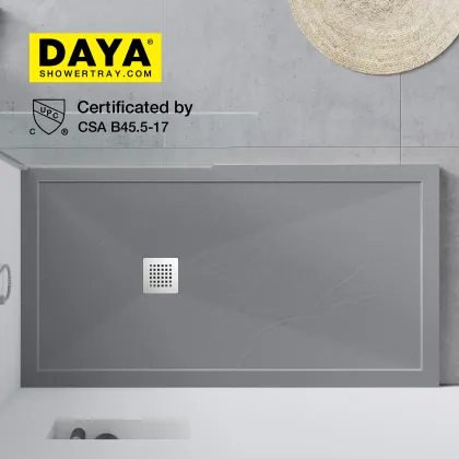 DAYA Resin Stone Shower Tray - Optional Natural Colors