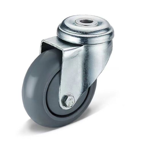 Swivel PU caster wheel PP core for handle-cart