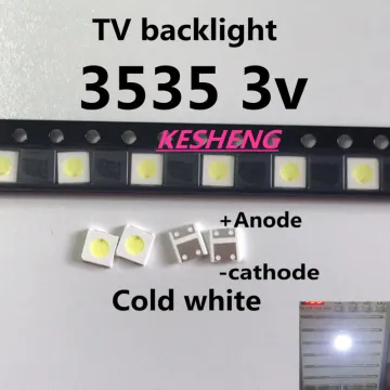 200PCS/ UNI LED Backlight High Power LED 1W 3537 3535 90LM 3v Cool white LCD Backlight for TV TV Application