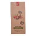 250g Brown Kraft Food Paper Bottom Material Material Matière Bioderable Café / Sac à thé Print personnalisé