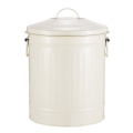 Wastebasket galvanizado de basura puede cubrir