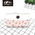 Custom Flower Ocean PU Cuero Bag Bag Cosmetic Bag Case y bolso multifuncional