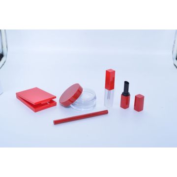 Tube de rouge à lèvres carré en série rouge chinois