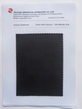 100% Polyester 220t 100D Dty Twill