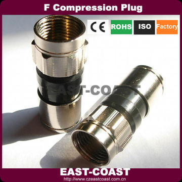 Pure Brass waterproof Compression rg6 ppc ex6xl f connector