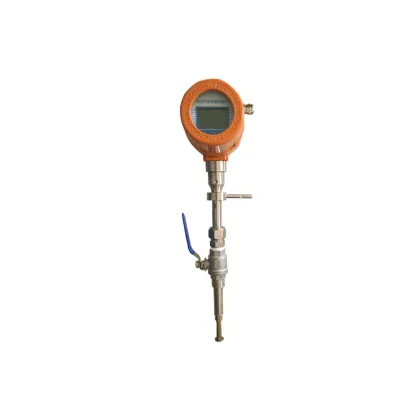 Pipeline thermal gas mass flowmeter