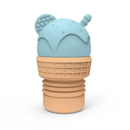Ice Cream Silicone Bath Toy Baby Water Sprinkler