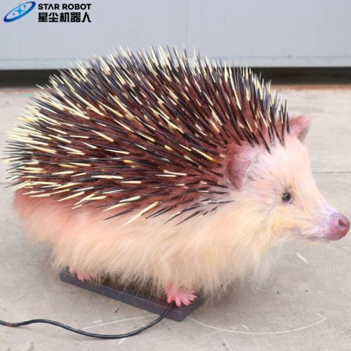 Model ukuran hidup landak animatronik