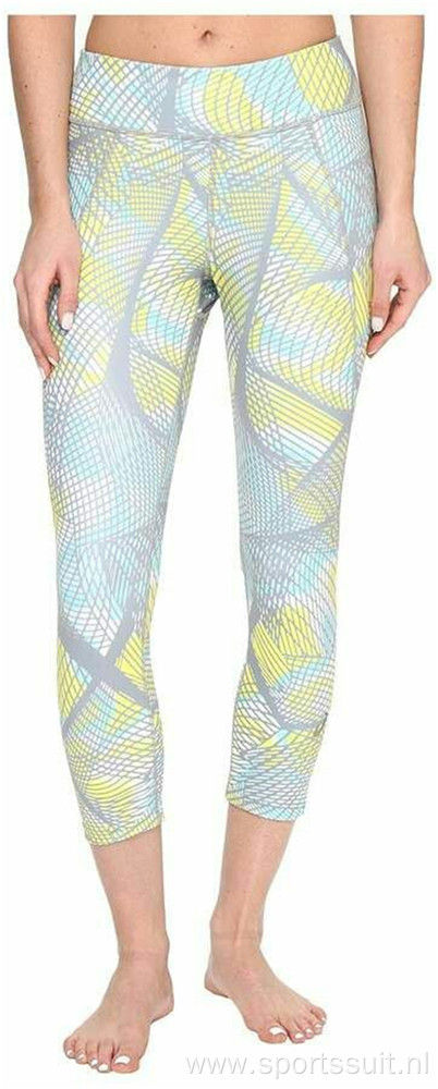 Newest Ladies Workout Cropped Gym Tights Fitness