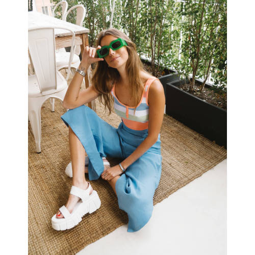 2020 Hot Sale Wide Leg Pant With Buckle