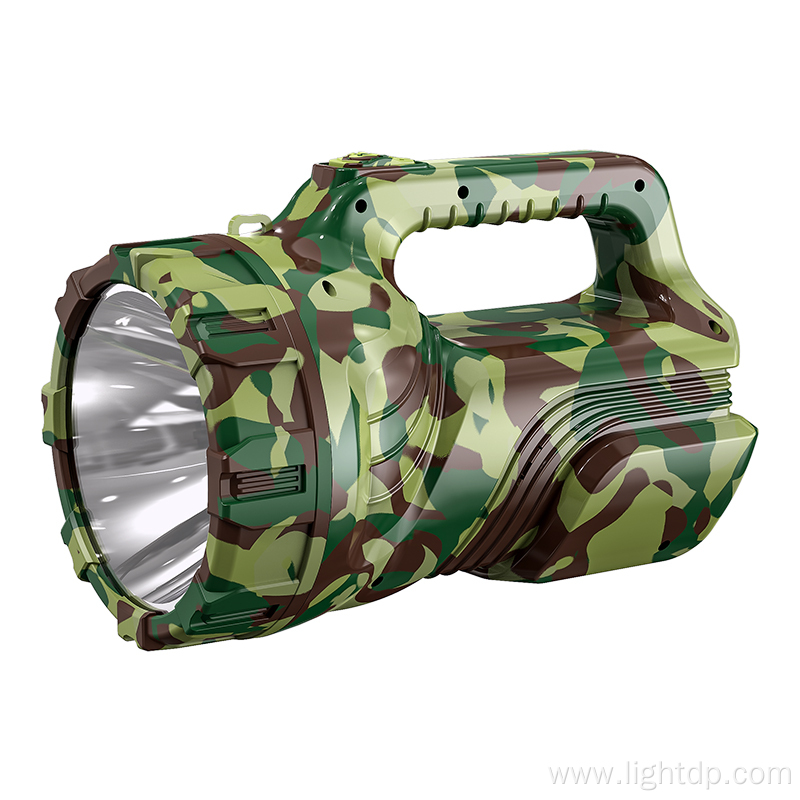 Camouflage Color Night Walking Spot Light Camping Flashlight