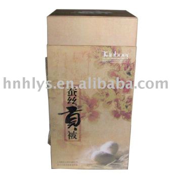 Luxury Ecofriendly Home textile Paper Gift Box With PP Handle