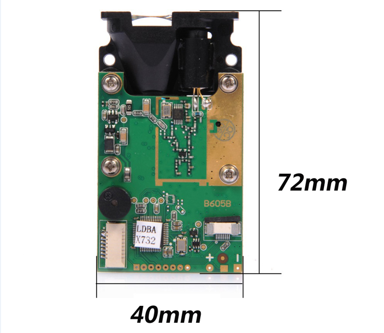 High Resolution Laser Distance Sensor Size