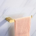 Золотая отделка медная стойка для одиночного полотенца