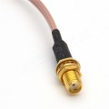 Male Female SMA RF Coaxial Cable Connector