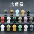 Escultura de pedra preciosa de cogumelo cristal