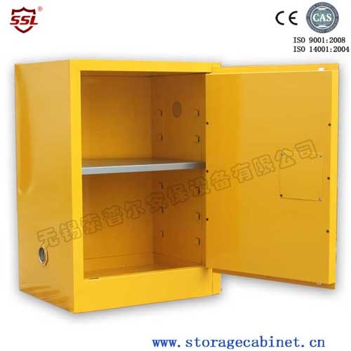 Big Drum Chemical Storage Cabinet Paint Yellow with Powder Coated Surface