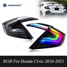 HCMOTIONZ RGB المصابيح الخلفية لهوندا سيفيك 2016-2021