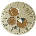 Chronograph Watch dial with stamped pattern