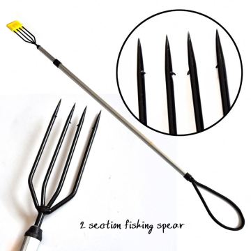 Stock A-Alloy Telescopic 4 Forks Fishing Spear Stainless Steel or Aluminum