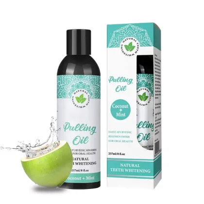 Mouth Wash Oral Care: Coconut Oil and Peppermint Oil for Oral Health and Teeth Whitening