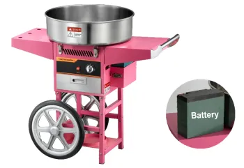 ETL CE Gas Floss Candy Machine Cart Gas Candy Floss Maker with Cart