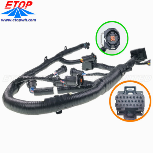 Gecompliceerde Automobile ECU en Relay Connector Cable Harness