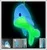 luminous fabric material for dolls