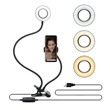 2020 Photo Studio LED Ring Light with Cell Phone Holder and Tripod Stand for Youtube, Live Streaming, Makeup, and Photography