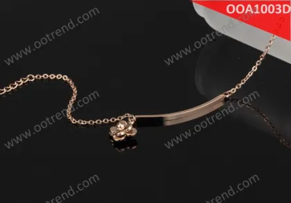 Camellia flower rose golden color anklet , hot sales balance anklet