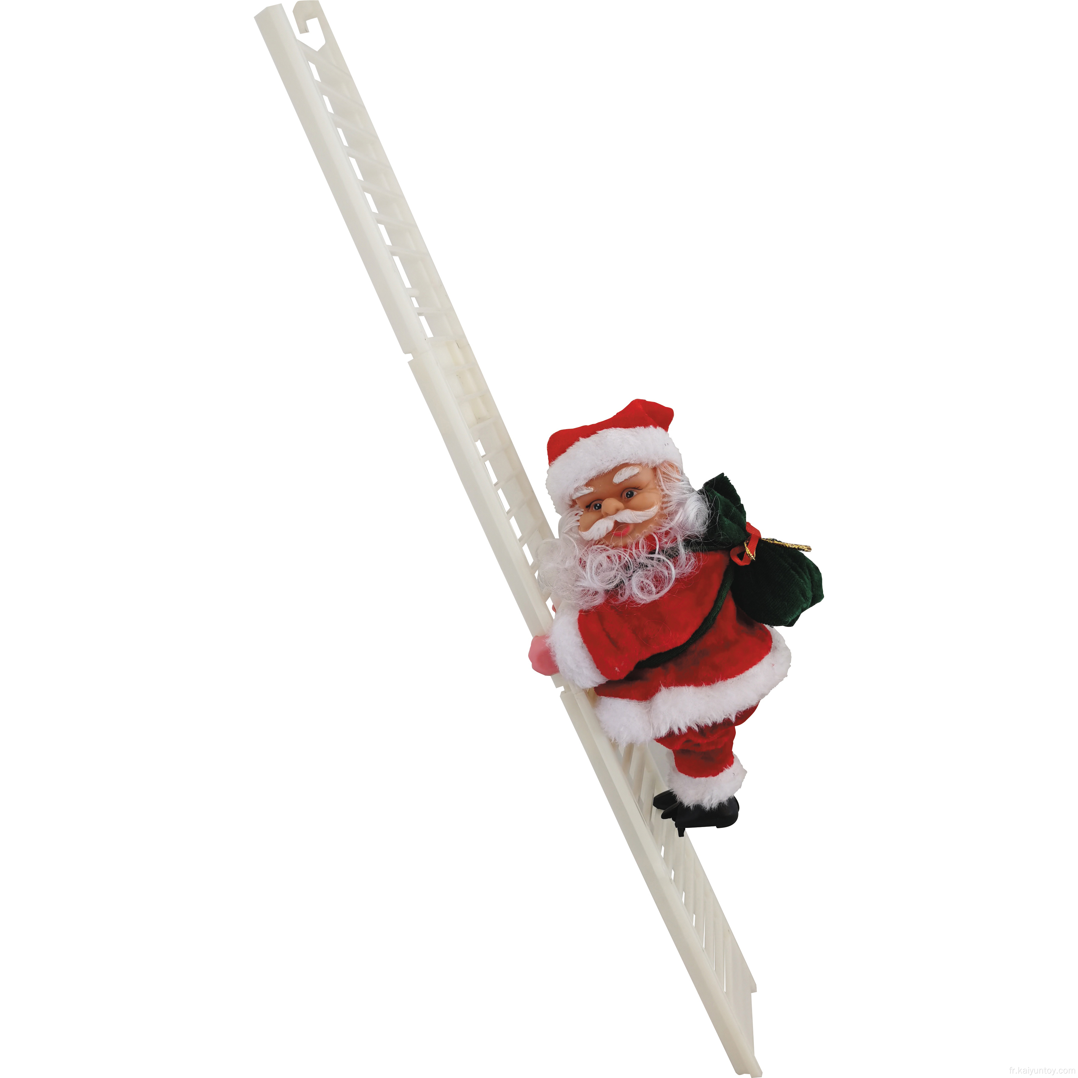 Décoration de Noël de 20 cm d'escalade Santa Claus