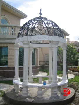 Stone luxury gazebo