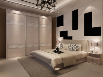 New Style Modern Melamine Wardrobe