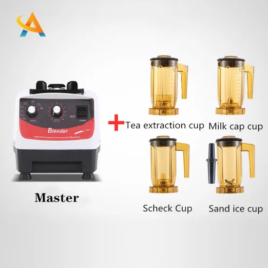 Commercial Tea Extract Sand Ice Cream Blender Machine with Multi-Cup Host
