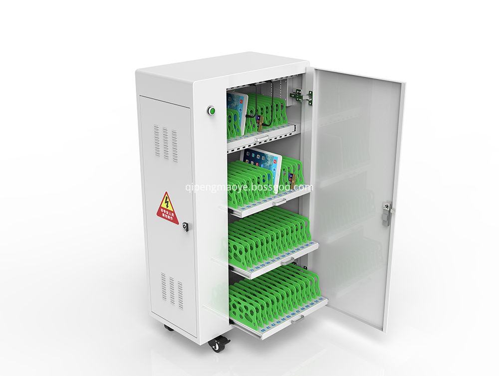 Smart security locker charging cart