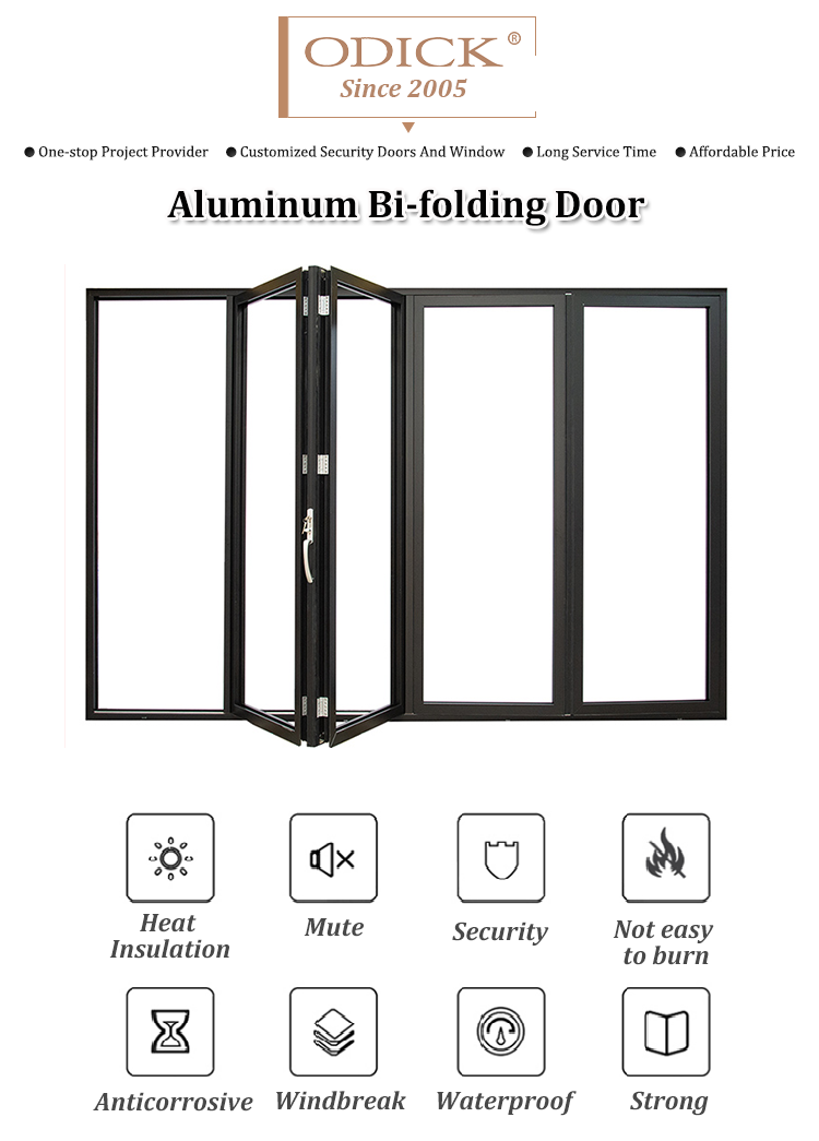 Aluminum Bi folding door