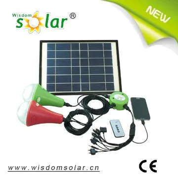 Rechargeable solar LED home light, led mini solar light kits