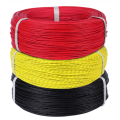 Cable de alambre aislado de goma de fibra de silicona de fibra