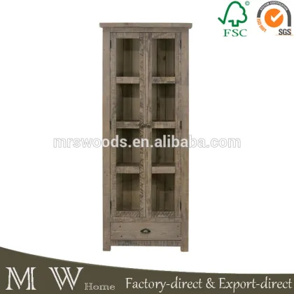 reclaimed wood rustic display cupboard, living room wood display cupboard, wood display cupboard